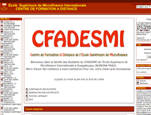 Tablet Screenshot of cfadesmi.com